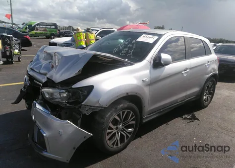 2018 Mitsubishi Outlander Sport 2.4 Se из США, поврежденный, VIN JA4AP3AW7JU002904